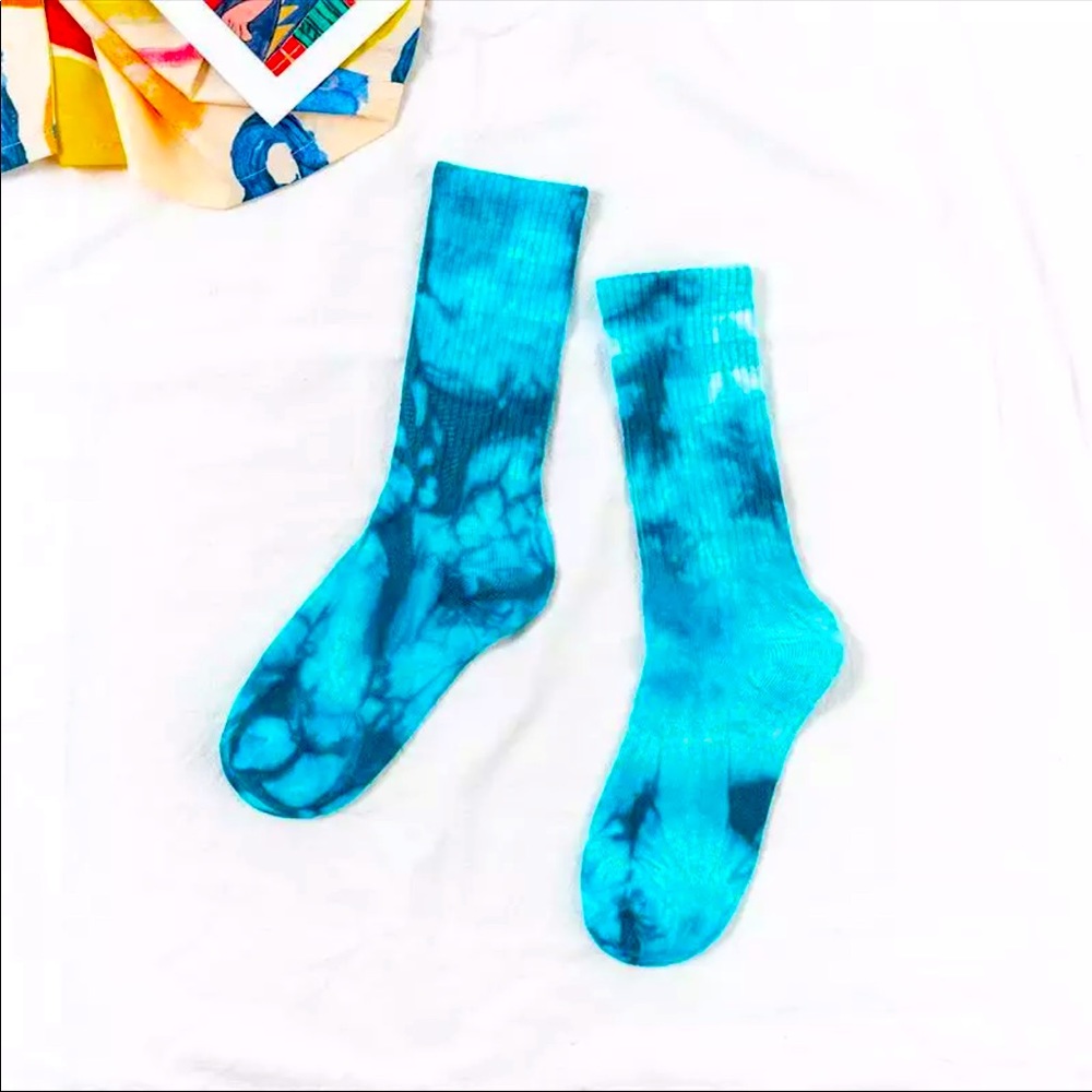 2pairs Tie dye socks